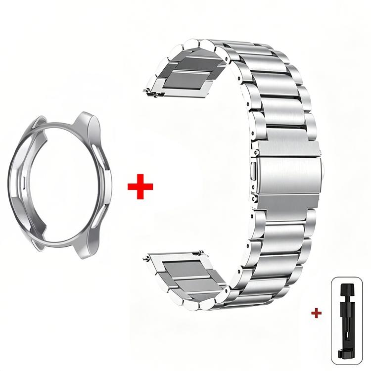 Tri-Beads Stainless Steel Watch Band with Semi-Enclosed TPU Case and Strap Link Remover Set — view 30