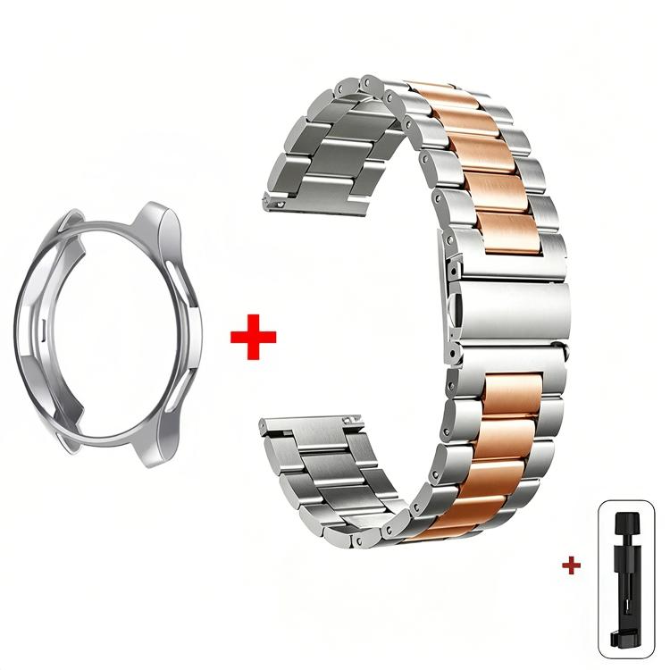 Tri-Beads Stainless Steel Watch Band with Semi-Enclosed TPU Case and Strap Link Remover Set — view 28