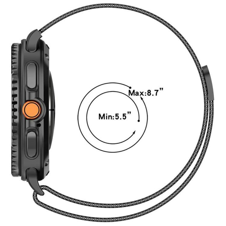 Milanese Stainless Steel Watch Band with Full Coverage TPU Case Set