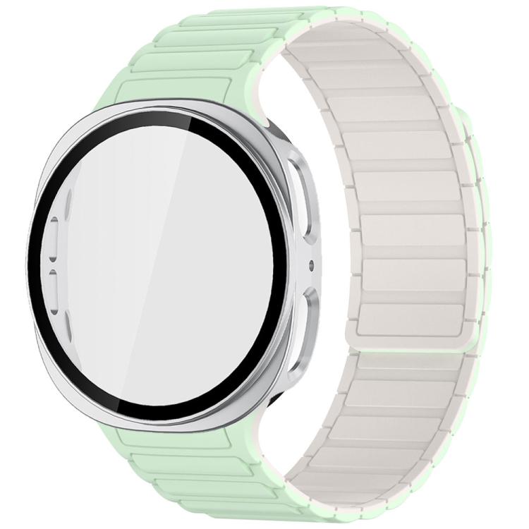 Tri-Beads Magnetic Silicone Watch Band with Film Integrated PC Case Set — view 21