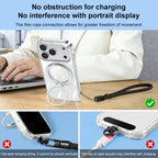 Mini Shield-Style Self-Locking Adjustable Phone Wrist Lanyard