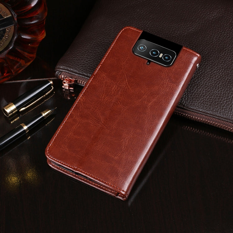 idewei Crazy Horse Texture Horizontal Flip Leather Case with Holder & Card Slots & Wallet