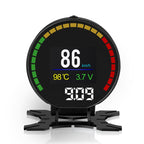 P15 OBD2 Car HUD Head-up Display Water Temperature / Vehicle Speed / Voltage