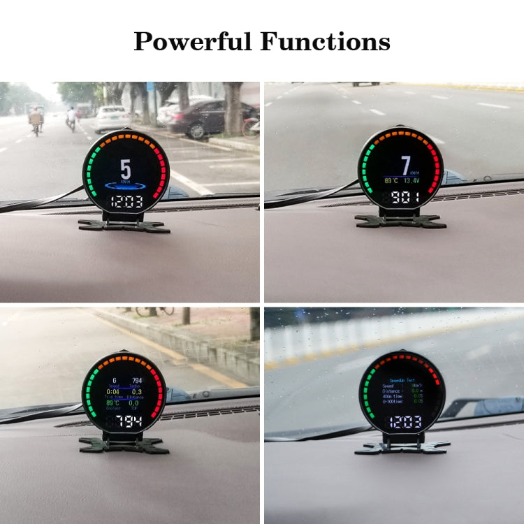 P15 OBD2 Car HUD Head-up Display Water Temperature / Vehicle Speed / Voltage