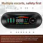 P18 GPS Car HUD Head-up Display Vehicle Speed / Voltage / Mileage