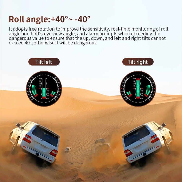 P18 GPS Car HUD Head-up Display Vehicle Speed / Voltage / Mileage