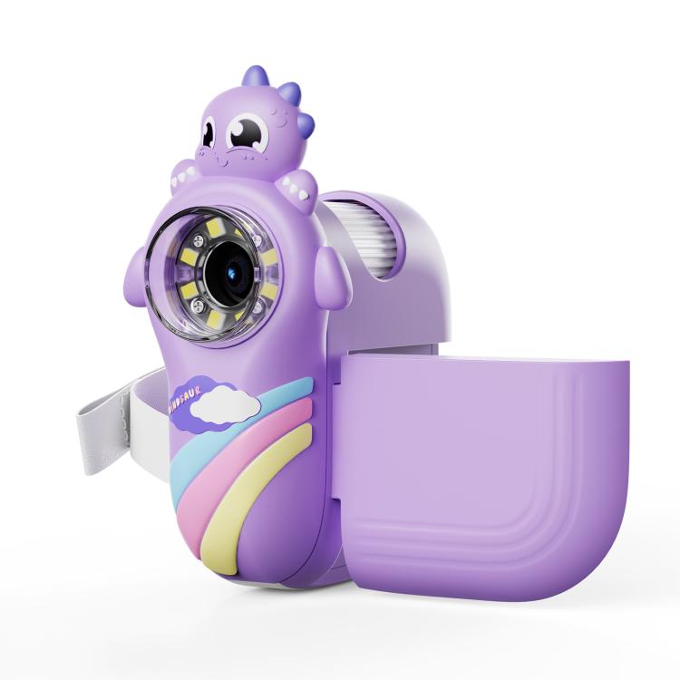 inskam 362 2MP 2-inch Display Children Dinosaur Digital Microscope — Purple