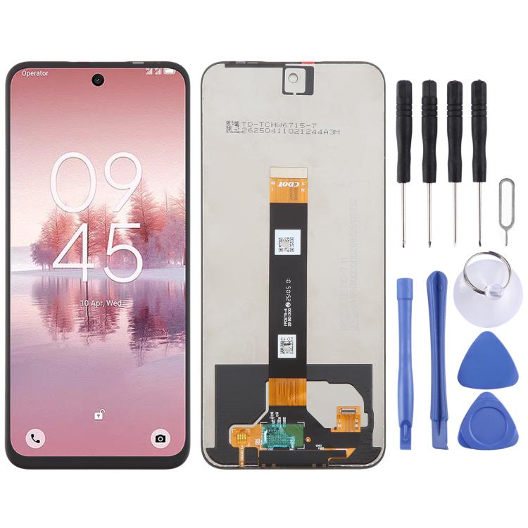 Original LCD Screen With Digitizer Full Assembly — For TCL 50 XL