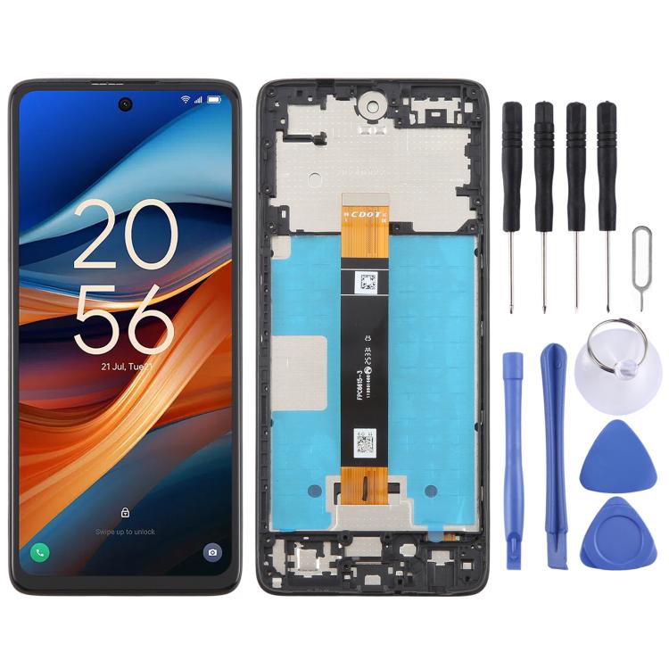 Original LCD Screen Digitizer Full Assembly with Frame — view 10