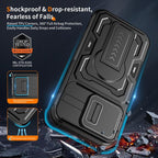 Slid Camera Shield Invisible Holder PC Hybrid TPU Phone Case