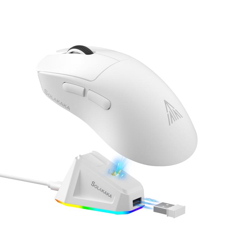 SOLAKAKA SM822 Tri-Mode 24000DPI 1000Hz Wireless Gaming Mouse with RGB Charging Dock — view 10
