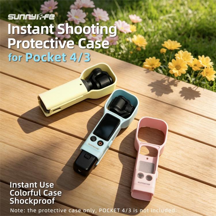 Sunnylife Instant Shooting Protective Shell Colorful Protective Cover Camera Protector — Black