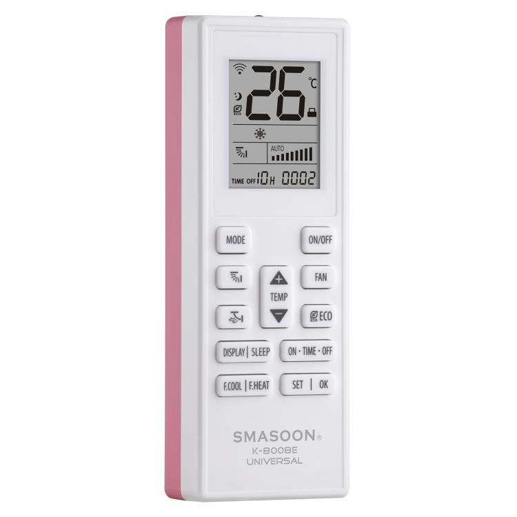 SMASOON K-8008E Universal Air Conditioner Remote Control — Yellow