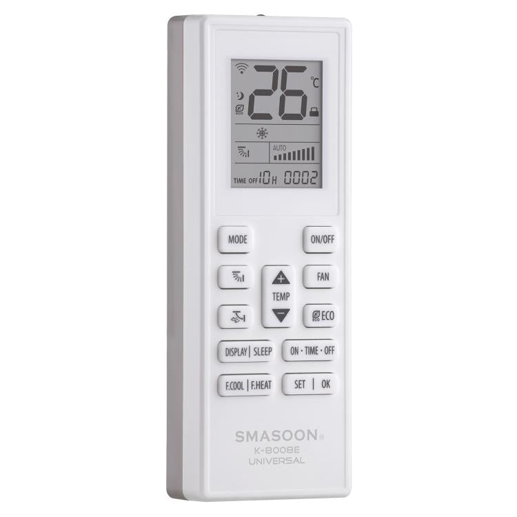SMASOON K-8008E Universal Air Conditioner Remote Control — Blue