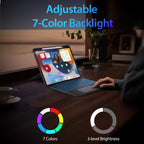 DUX DUCIS DK Series Arabic Layout Backlit Bluetooth Keyboard Case