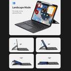 DUX DUCIS DK Series Arabic Layout Backlit Bluetooth Keyboard Case