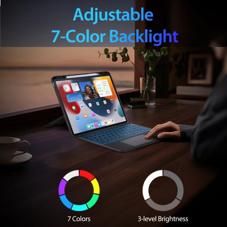 DUX DUCIS DK Series Spanish Layout Backlit Bluetooth Keyboard Case