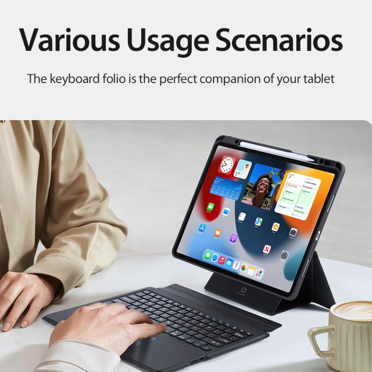 DUX DUCIS DK Series Spanish Layout Backlit Bluetooth Keyboard Case