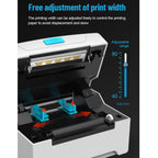 76x130 Single Paper Waybill Express Bill Label Printer, USB + Bluetooth Version, USB + Bluetooth Version, USB + Bluetooth Version, USB + Bluetooth Version — view 8