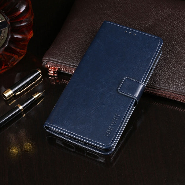 idewei Crazy Horse Texture Horizontal Flip Leather Case with Holder & Card Slots & Wallet