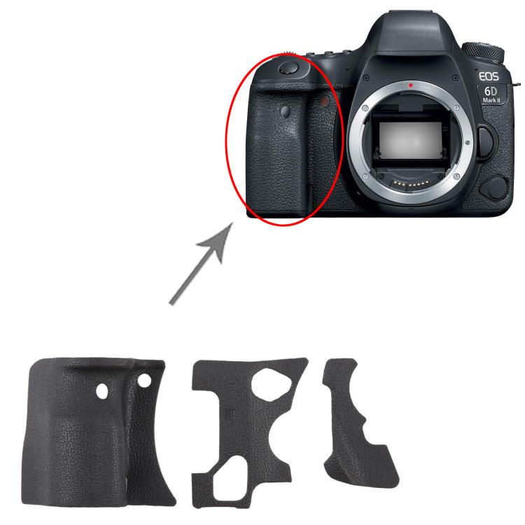 OEM Rubber Shell Decorative Leather Three Pieces Set, For Canon EOS 6D Mark II, For Canon EOS 5D Mark IV — view 5