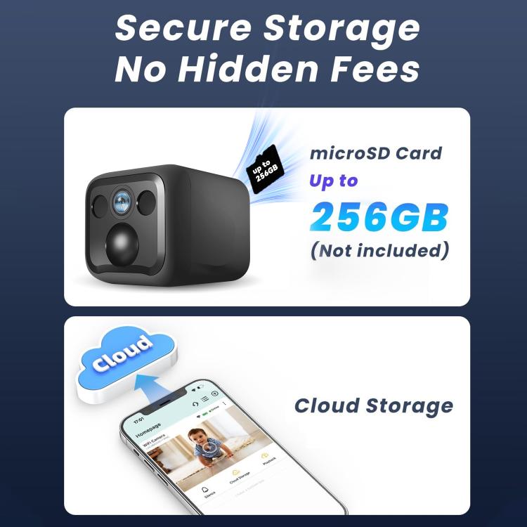 B01 Home HD Smart WiFi Camera, Supports Night Vision and Motion Detection
