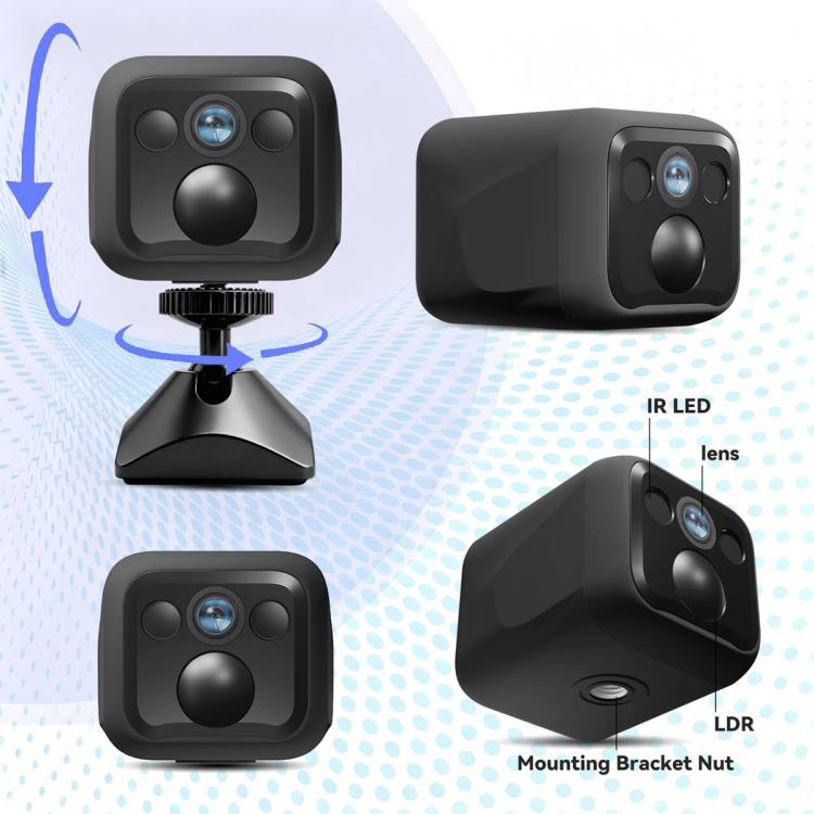 B01 Home HD Smart WiFi Camera, Supports Night Vision and Motion Detection