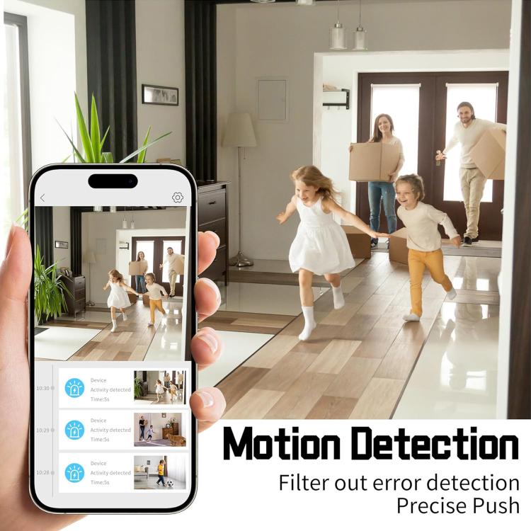 B01 Home HD Smart WiFi Camera, Supports Night Vision and Motion Detection