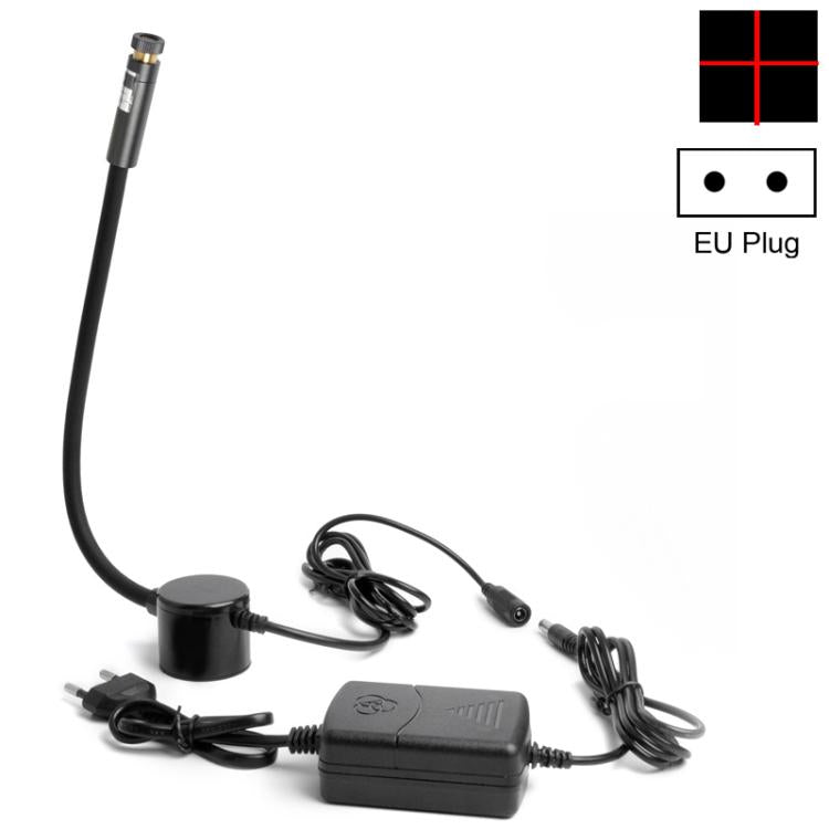 JINGMAI Plug Type Hose Magnetic Adjustable Infrared Laser Positioning LED Work Light — 100MW Dot Red Light