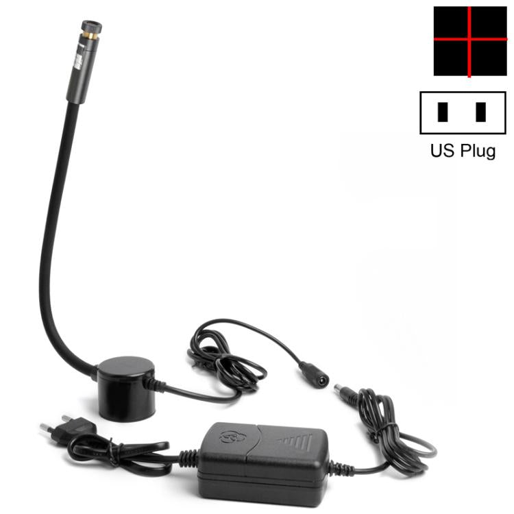 JINGMAI Plug Type Hose Magnetic Adjustable Infrared Laser Positioning LED Work Light — EU Plug