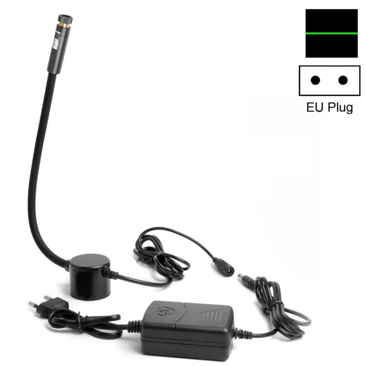 JINGMAI Plug Type Hose Magnetic Adjustable Infrared Laser Positioning LED Work Light — 100MW Cross Green Light