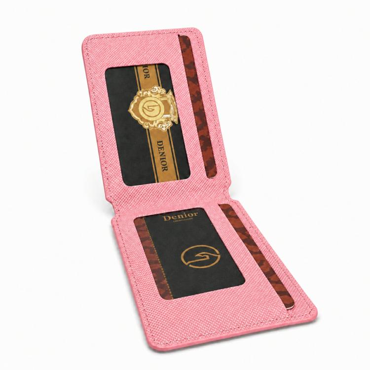 Denior V27 Vegan Leather Texture Magnetic Card Holder — view 6