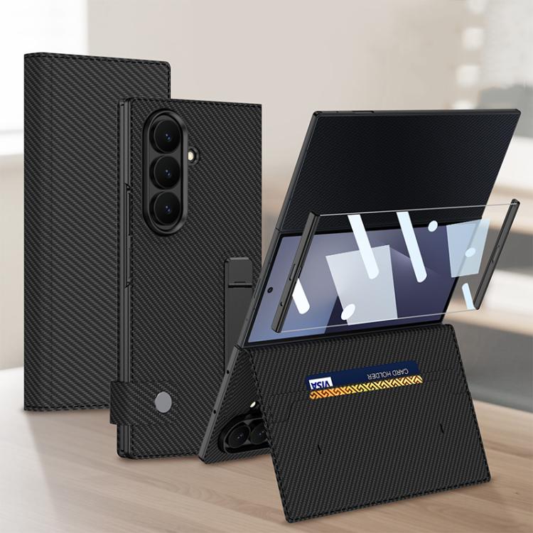 GKK Integrated Full Cover Flip Phone Case with Slotted Holder
