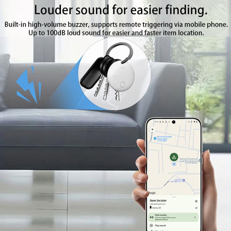 S20 Round Android 9.0 Mini GPS Global Smart Bluetooth Location Tracker Anti-lost Device