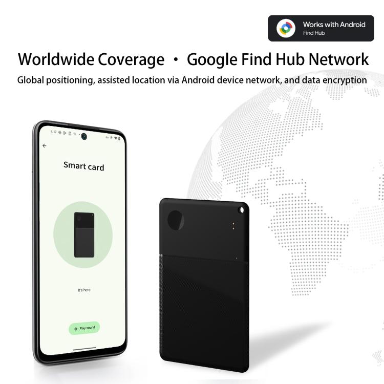 S22 Ultra-thin Card Type Mini GPS Global Smart Bluetooth Location Tracker Anti-lost Device