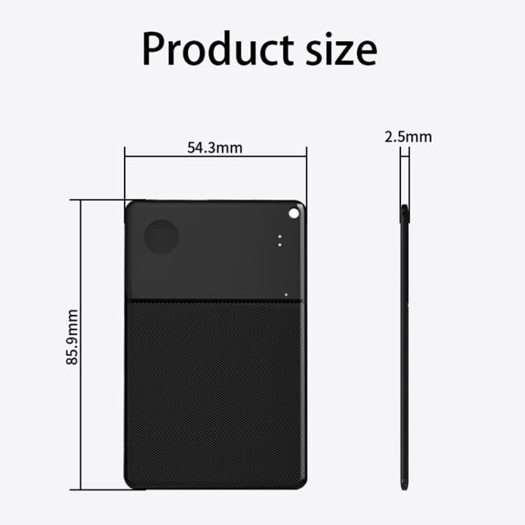 S22 Ultra-thin Card Type Mini GPS Global Smart Bluetooth Location Tracker Anti-lost Device
