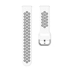For Samsung Galaxy Watch Active2 44mm Two-color Silicone Replacement Strap Watchband