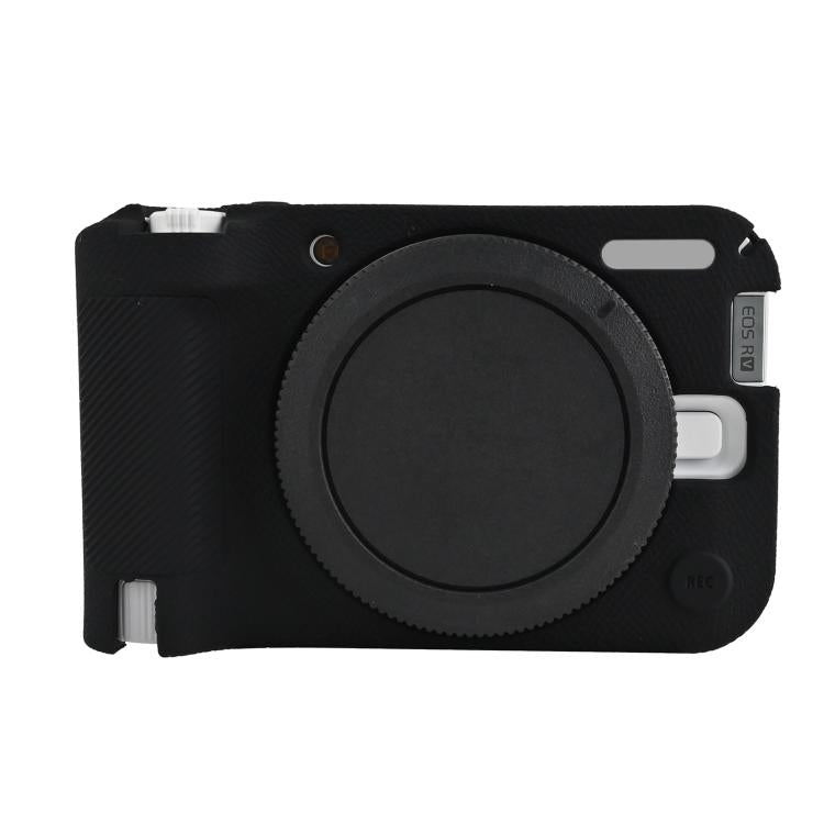 Litchi Texture Soft Silicone Camera Protective Case — Green