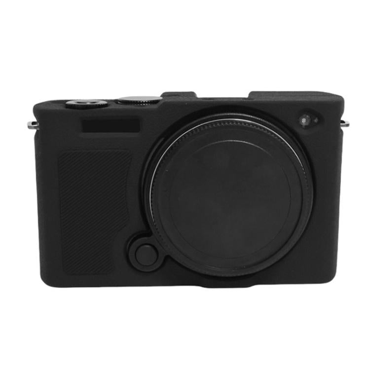 Litchi Texture Soft Silicone Camera Protective Case