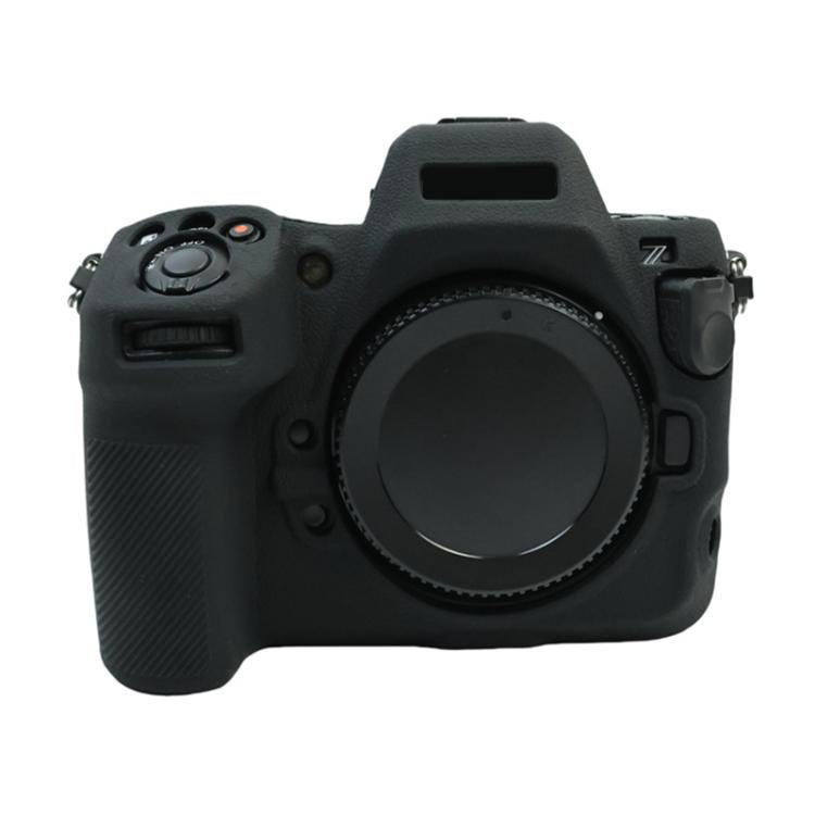 Litchi Texture Soft Silicone Camera Protective Case — Green
