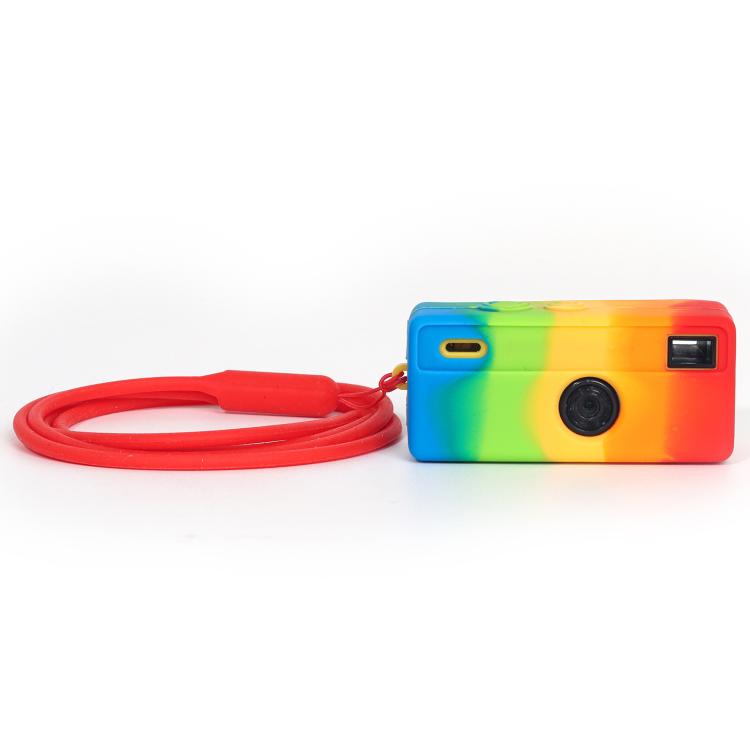Soft Silicone Camera Protective Case — Beige White