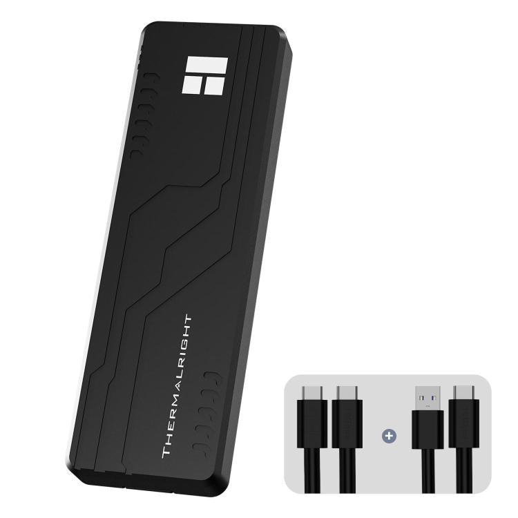 THERMALRIGHT HR-EB109 M.2 NVMe / SATA Dual Protocol SSD Enclosure with USB to Type-C Cable & Type-C to Type-C Cable