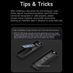 THERMALRIGHT HR-EB109 M.2 NVMe / SATA Dual Protocol SSD Enclosure with USB to Type-C Cable & Type-C to Type-C Cable — view 13