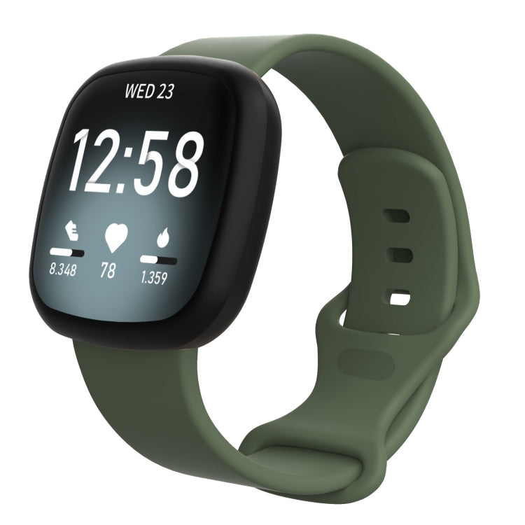 For Fitbit Versa 3 / Sense Silicone Replacement Strap Watchband, Size: S