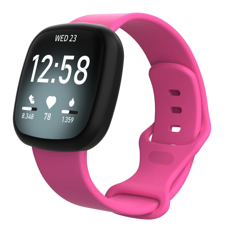 For Fitbit Versa 3 / Sense Silicone Replacement Strap Watchband, Size: S