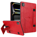 Wristband Retro Vegan Leather Back Tablet Case with Holder