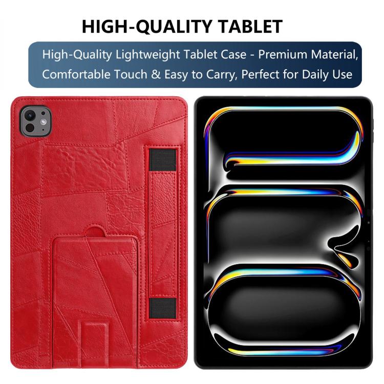 Wristband Retro Vegan Leather Back Tablet Case with Holder