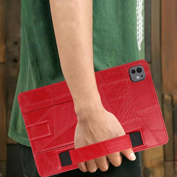 Wristband Retro Vegan Leather Back Tablet Case with Holder