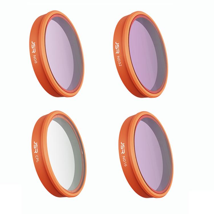 For DJI Osmo Action 6 JSR KO Series Camera Lens Filter — 4 in 1 ND8-64