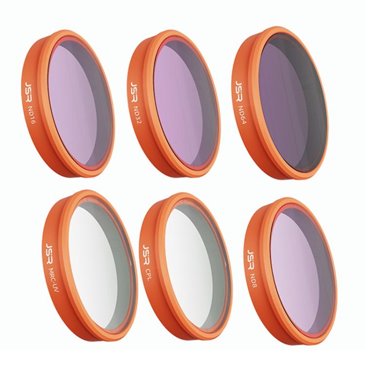 For DJI Osmo Action 6 JSR KO Series Camera Lens Filter — 4 in 1 Macro CPL ND